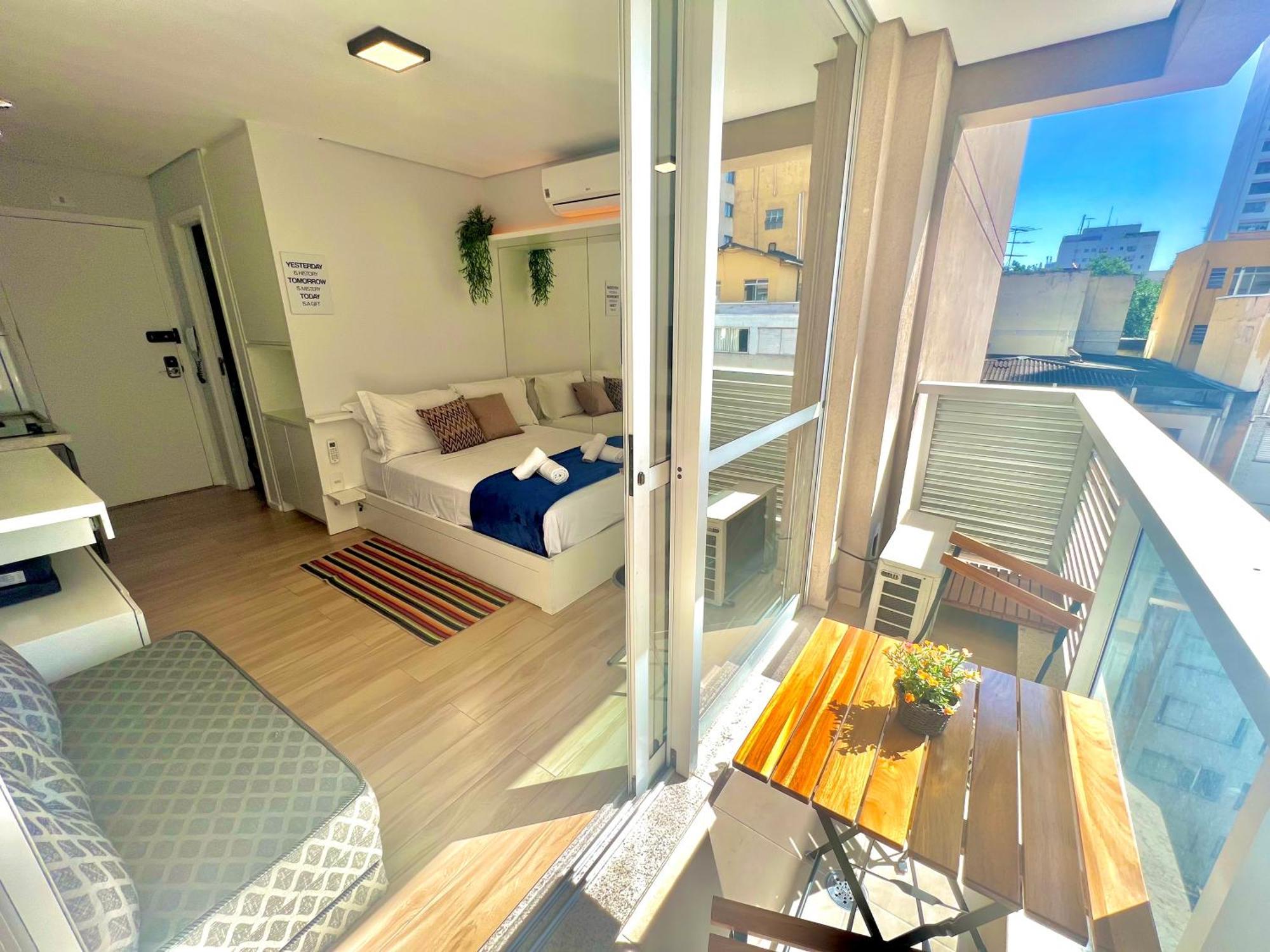 Moderno Apto Com Piscina Rua Augusta E Frei Caneca サンパウロ エクステリア 写真